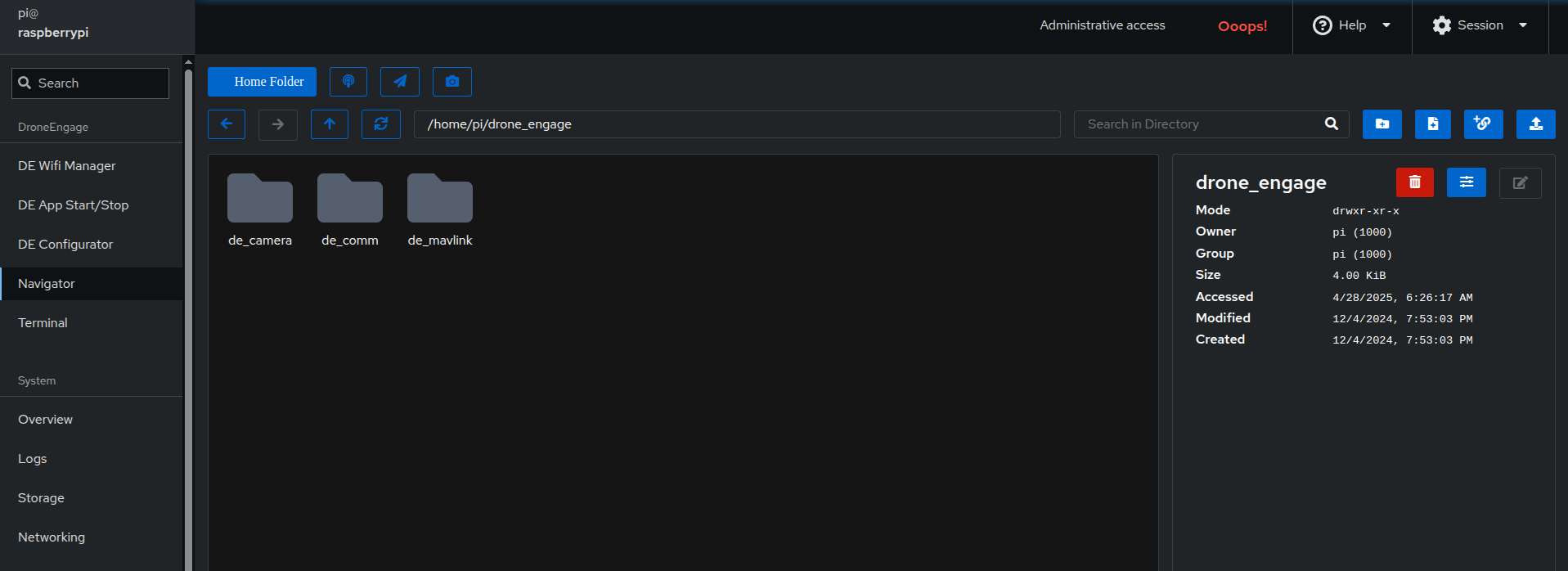 RPI Image Tools Navigator